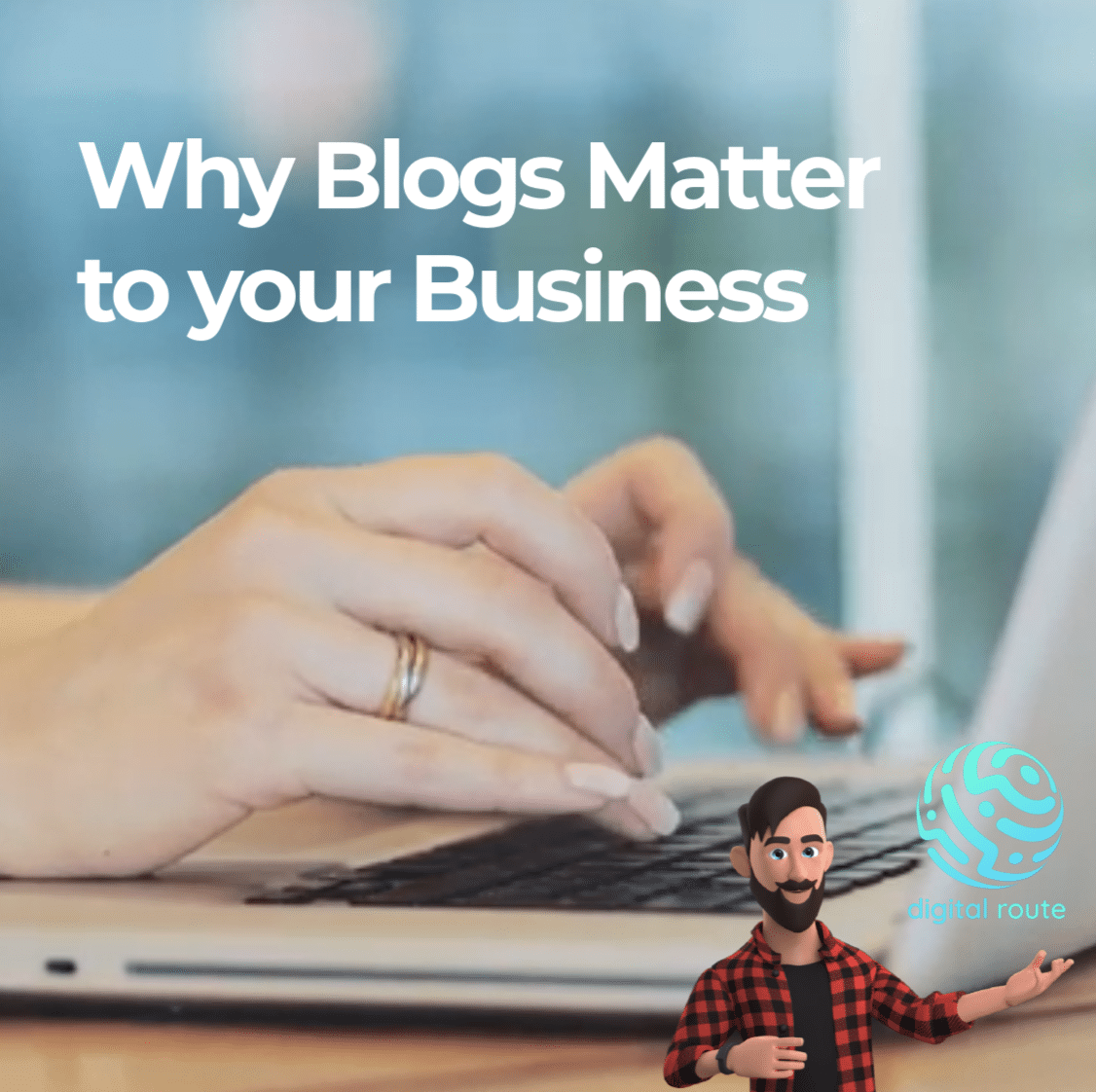 Why blogging matters for your business — original featured artwork